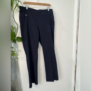 LISETTE Navy Classic Black Straight Leg Pants